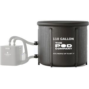 Black 110-Gallon Bath Pod